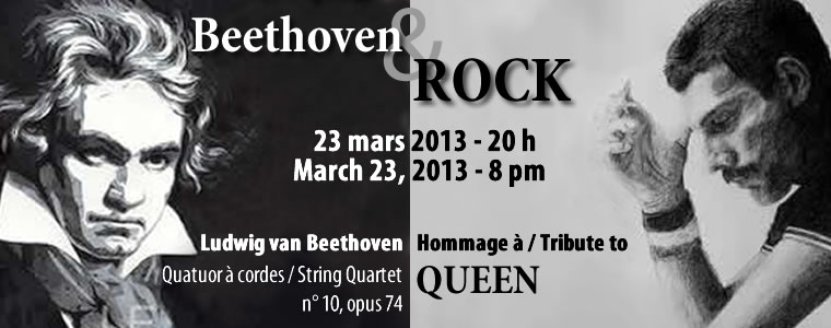 SAISON 2012-2023 - Beethoven & ROCK - Samedi 23 mars 2013 à 20 h / Saturday, March 23, 2013 at 8:00 pm